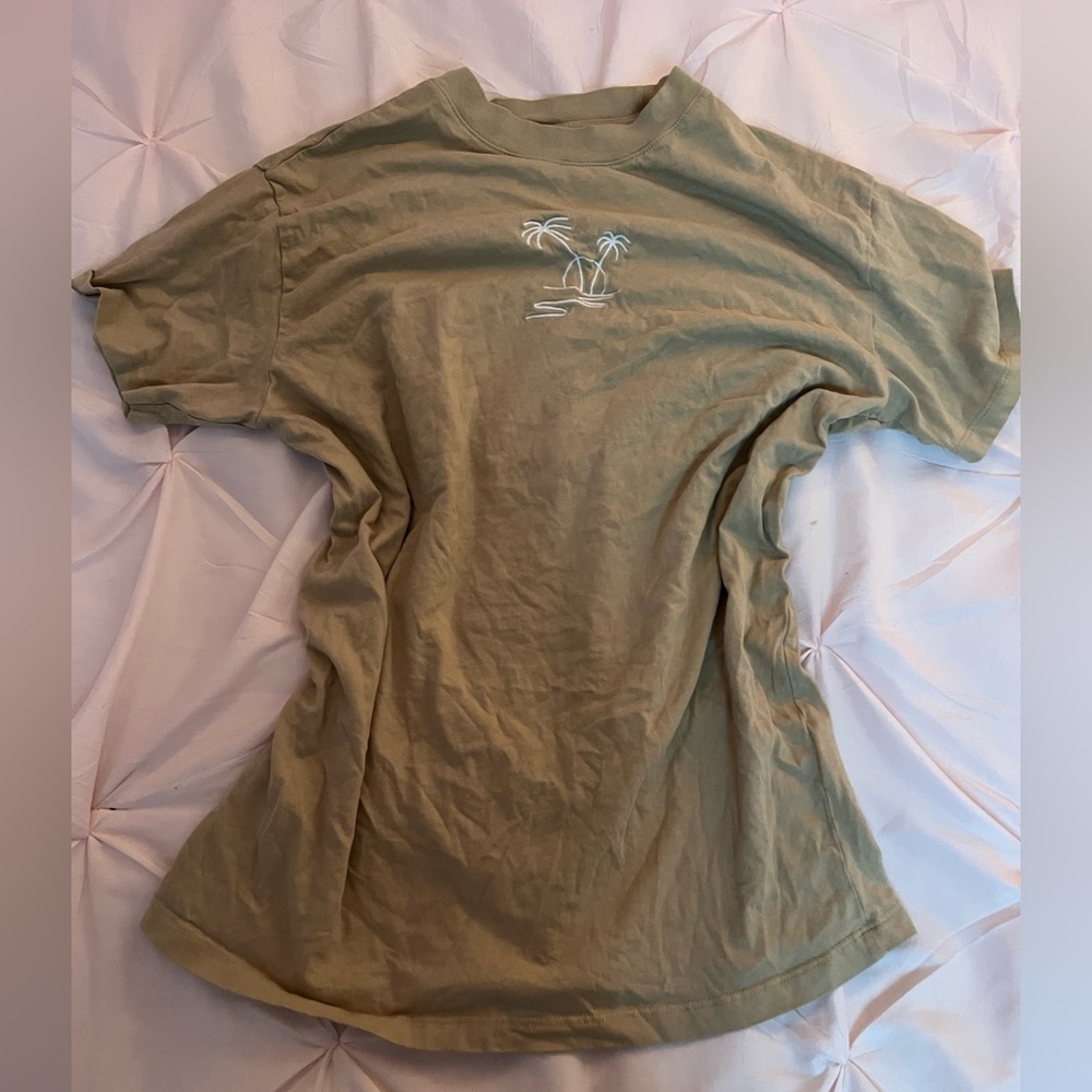 Tan Relaxed BF Tee / Summer